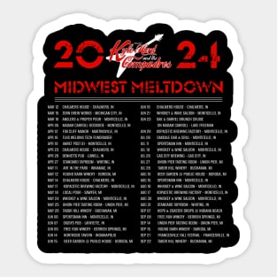 Midwest Meltdown Tour Sticker